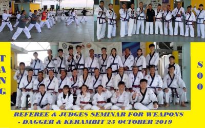 LAPORAN SEMINAR REFERI & HAKIM DALAM SENJATA – DAGGER DN KERAMBIT  (26/10/2019-27/10/2019) (BM)